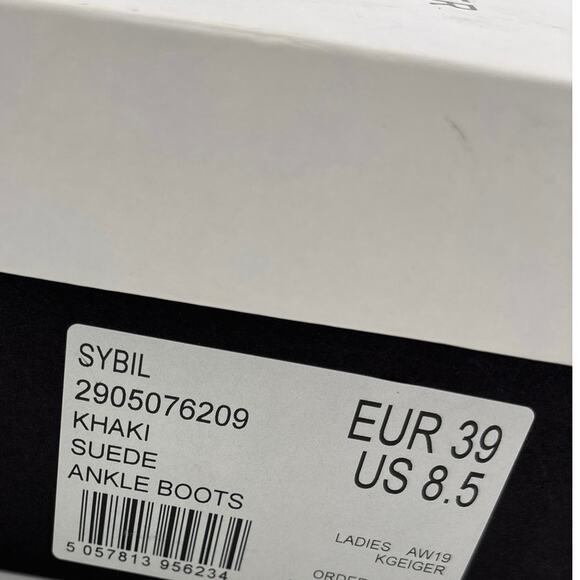 Kurt Geiger Studded Block Heel Ankle Boots Sybil - Picture 10 of 10